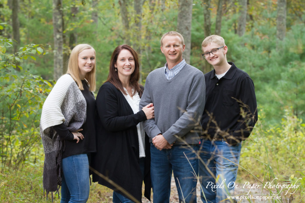 Pixels On Paper Photographers Wilkesboro NC Anderson Family Outdoor Fall Portrait Photography Photo