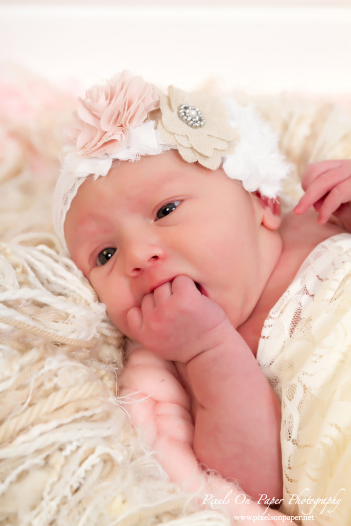Pixels On Paper Photography Anna Sophia Newborn Baby Portrait Photo
