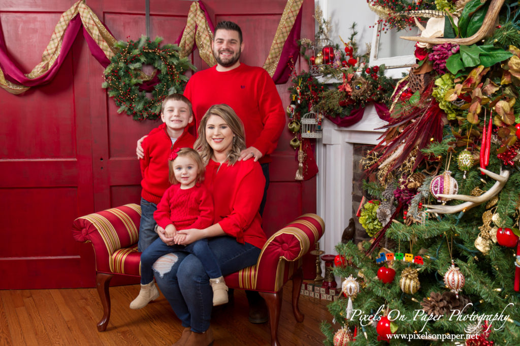 Pixels On Paper Photographers Harrison Family 2019 Christmas Portrait Photo