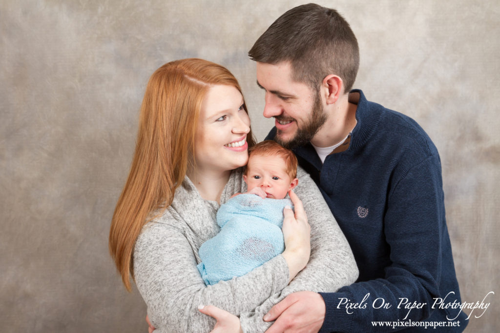 Pixels On Paper Photography Atticus Newborn Family Portrait Photo