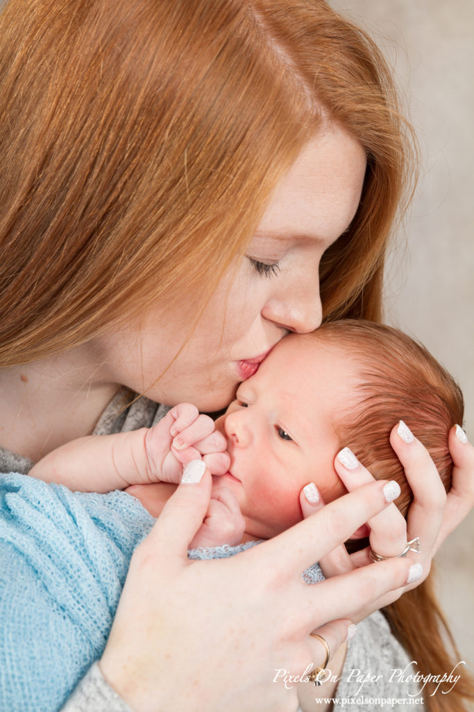 Pixels On Paper Photography Atticus Newborn Family Portrait Photo