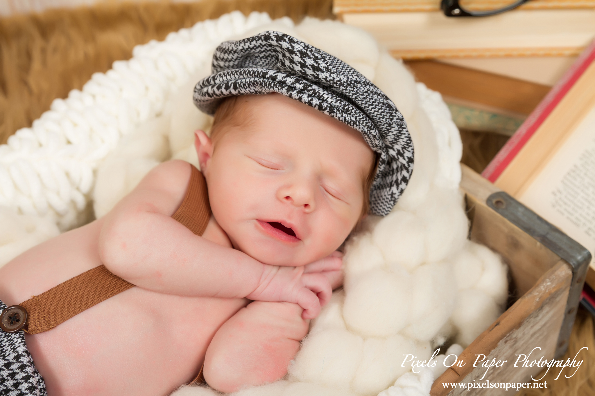 Pixels On Paper Photography Atticus Newborn Family Portrait Photo