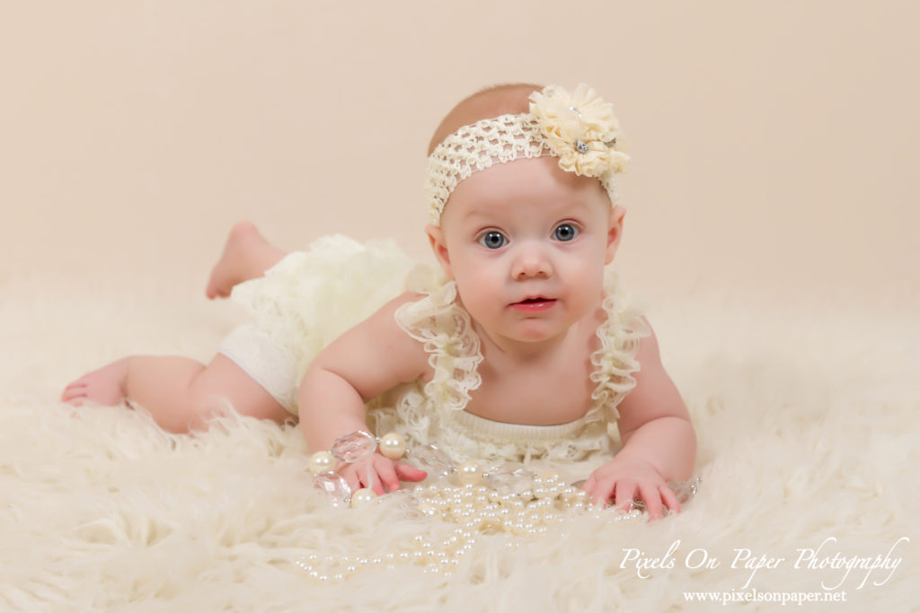 York family six months baby portrait photos by Pixels On Paper Photographers Wilkesboro NC photo