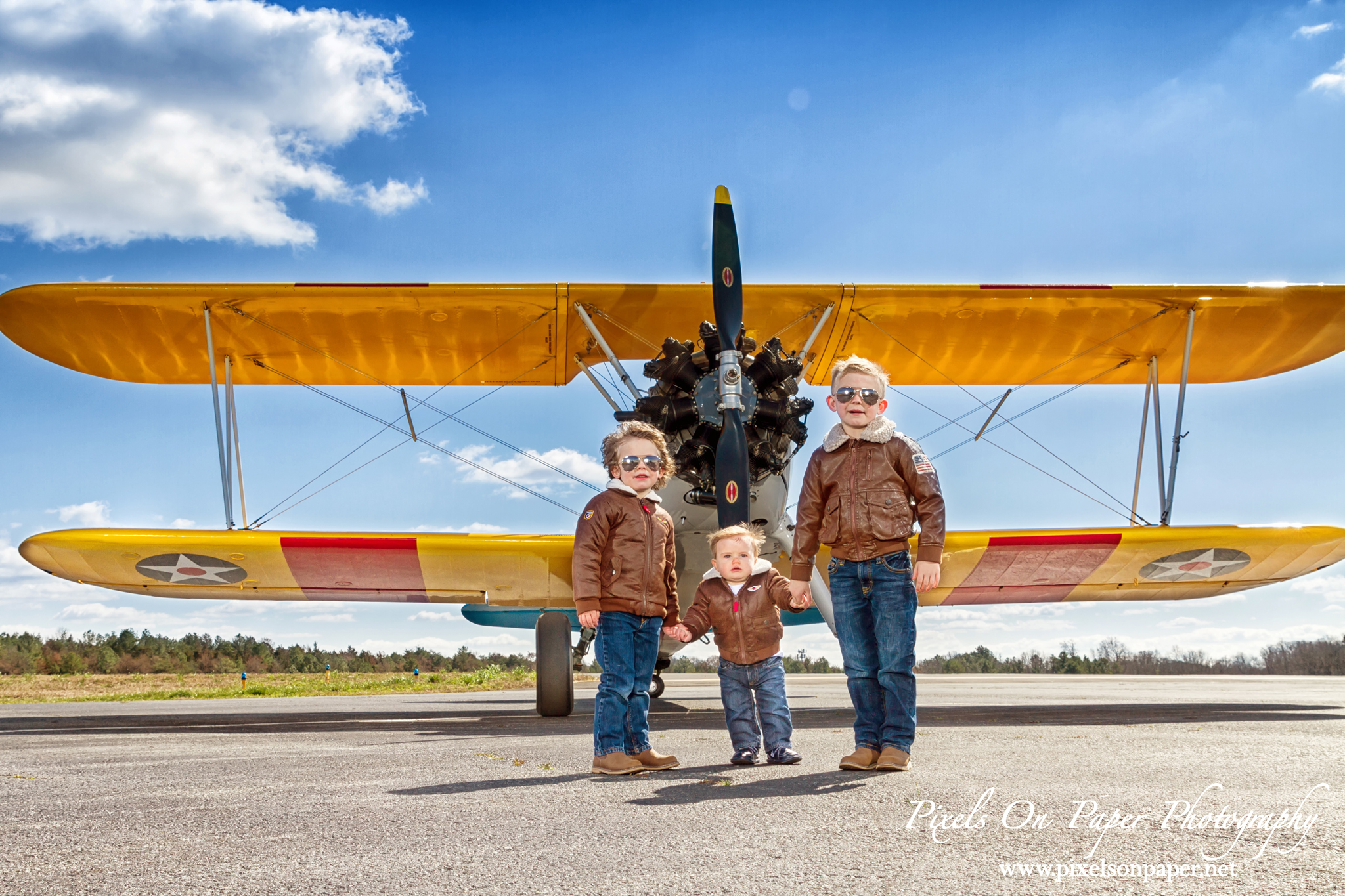 Pierce One Year Portraits cake smash airplane by Pixels On Paper Portrait Photographers