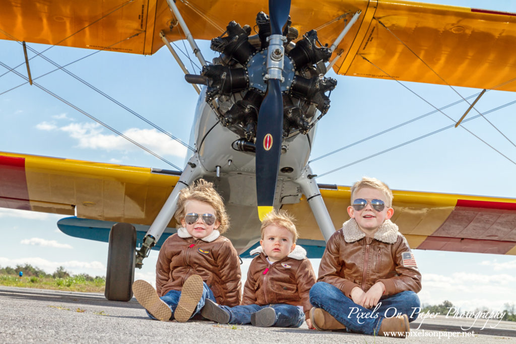 Pierce One Year Portraits cake smash airplane by Pixels On Paper Portrait Photographers