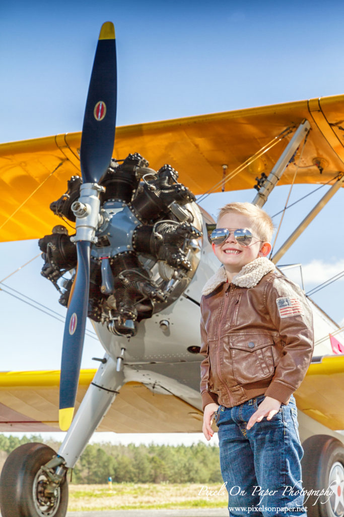 Pierce One Year Portraits cake smash airplane by Pixels On Paper Portrait Photographers