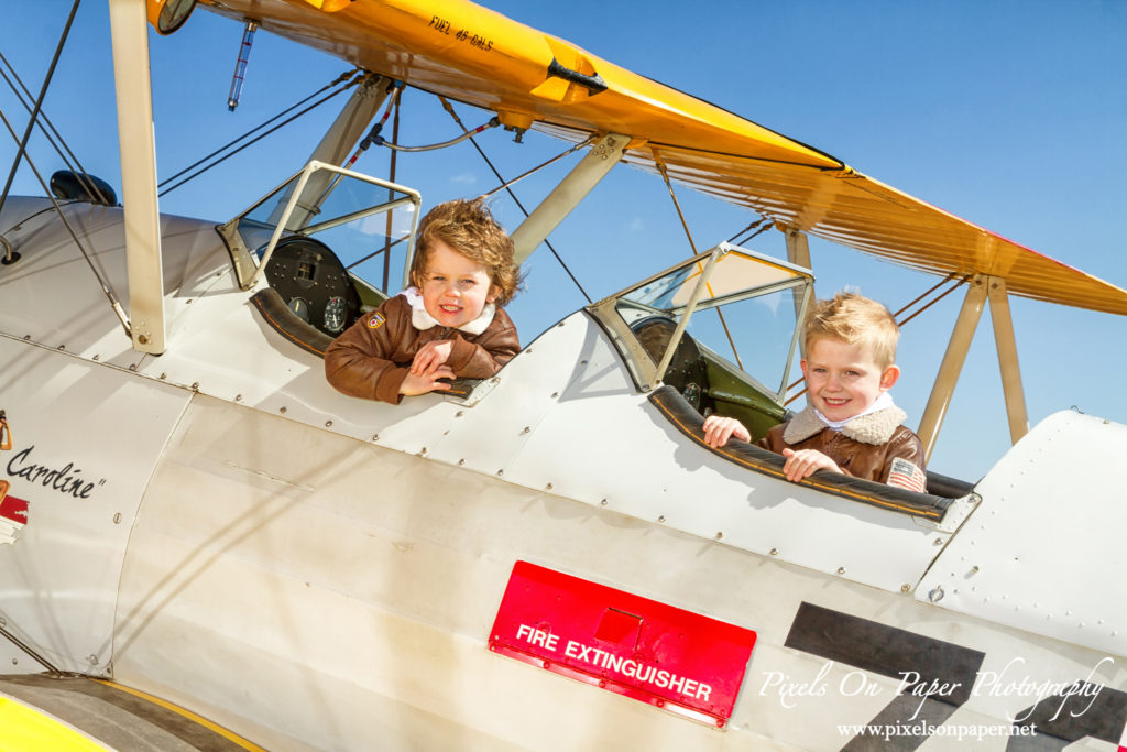 Pierce One Year Portraits cake smash airplane by Pixels On Paper Portrait Photographers