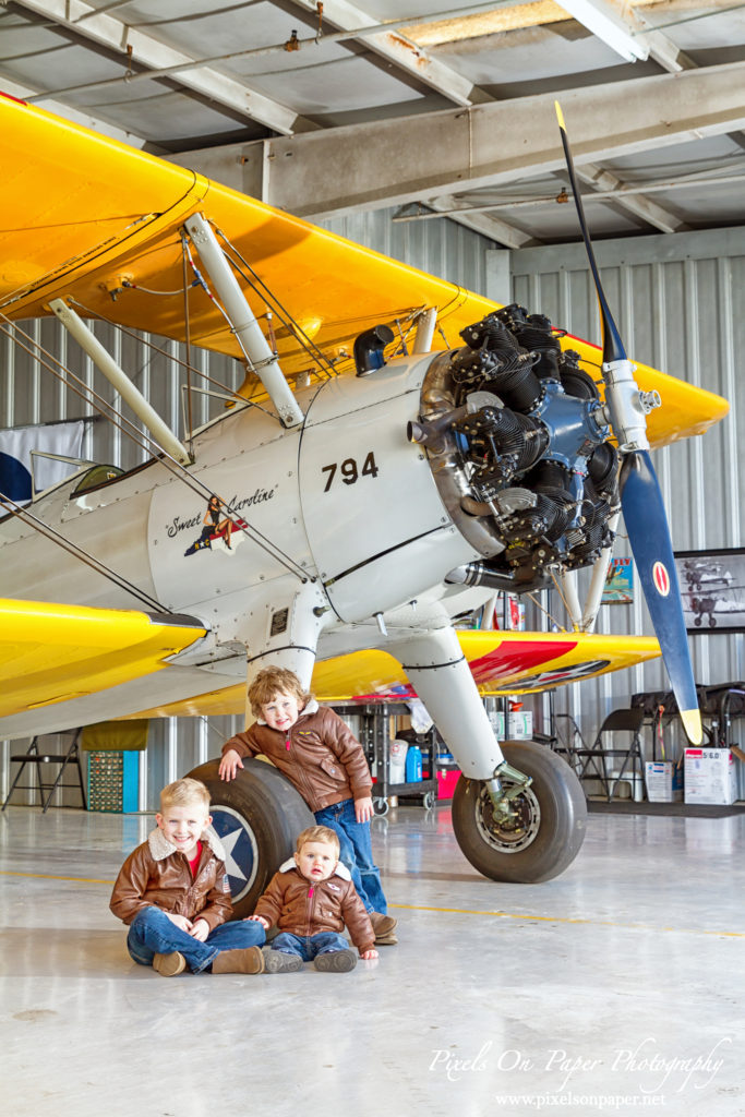 Pierce One Year Portraits cake smash airplane by Pixels On Paper Portrait Photographers