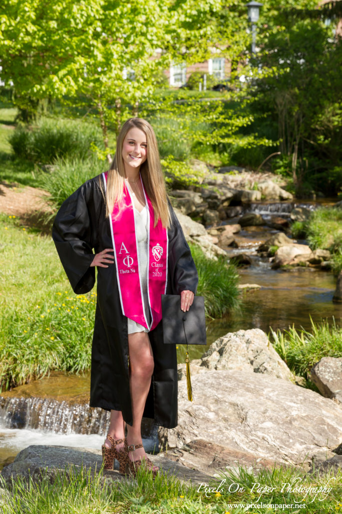 Appalachian State University College Senior Graduation outdoor portrait photography by Pixels On Paper Photography photo