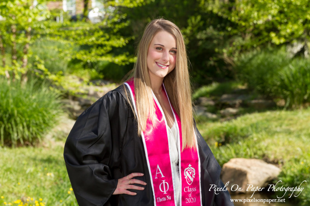 Appalachian State University College Senior Graduation outdoor portrait photography by Pixels On Paper Photography photo