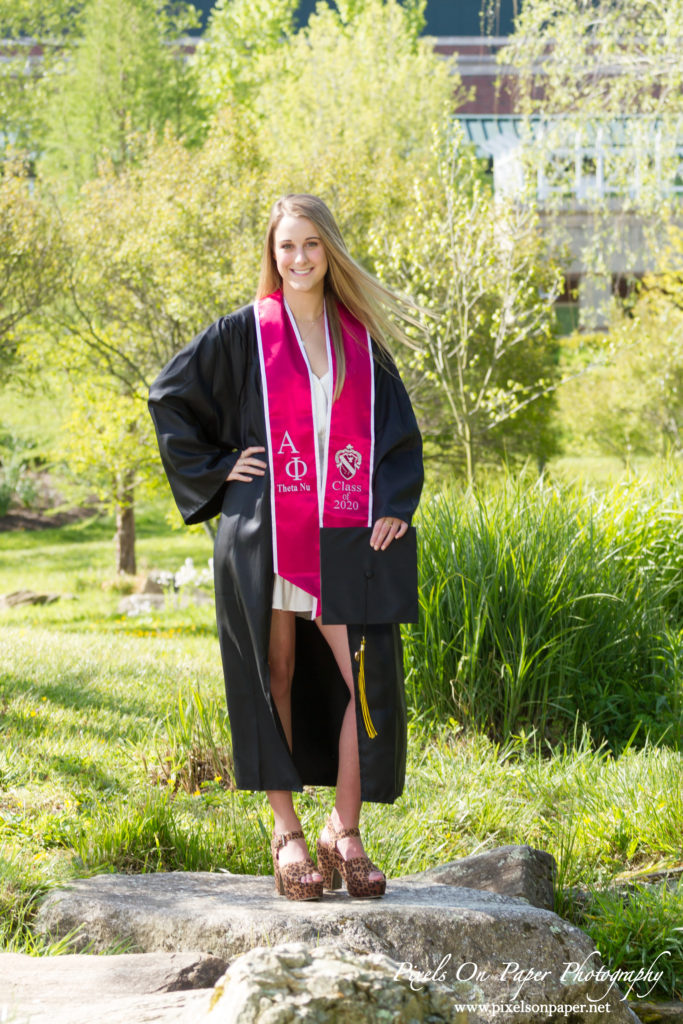 Appalachian State University College Senior Graduation outdoor portrait photography by Pixels On Paper Photography photo