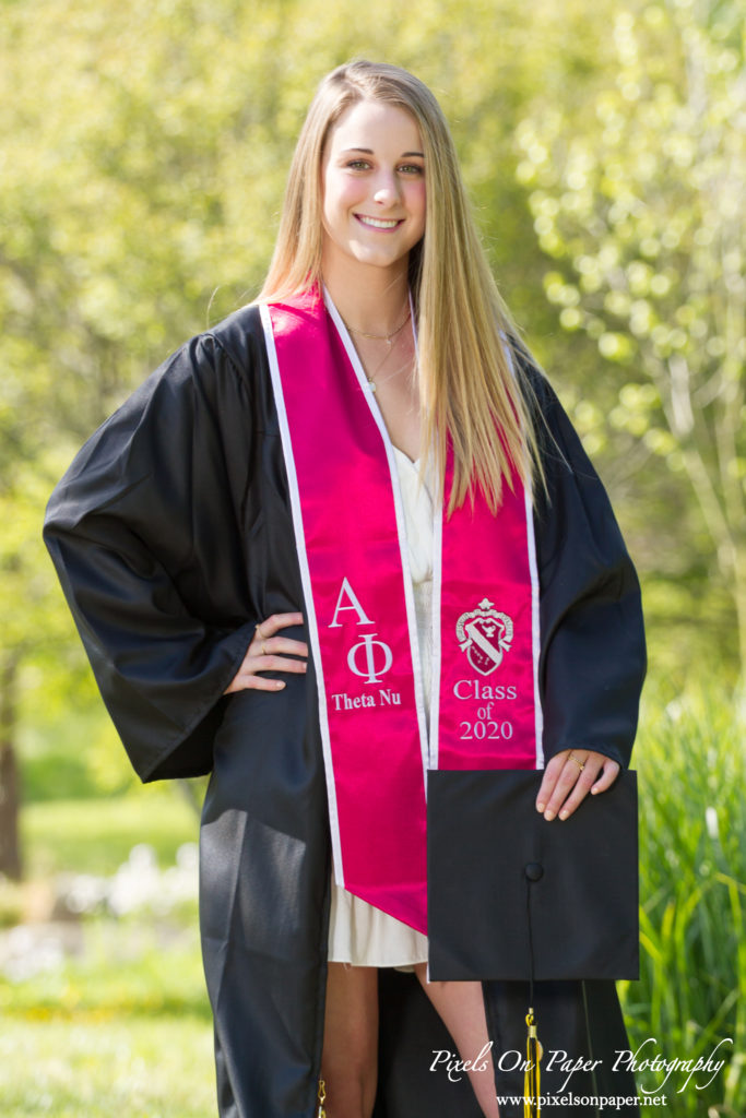 Appalachian State University College Senior Graduation outdoor portrait photography by Pixels On Paper Photography photo