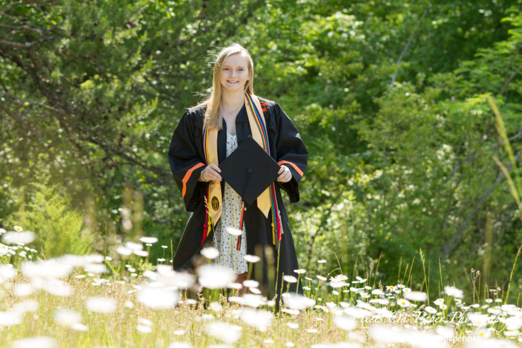 High School Senior Graduation outdoor portrait photography by Pixels On Paper Photography photo