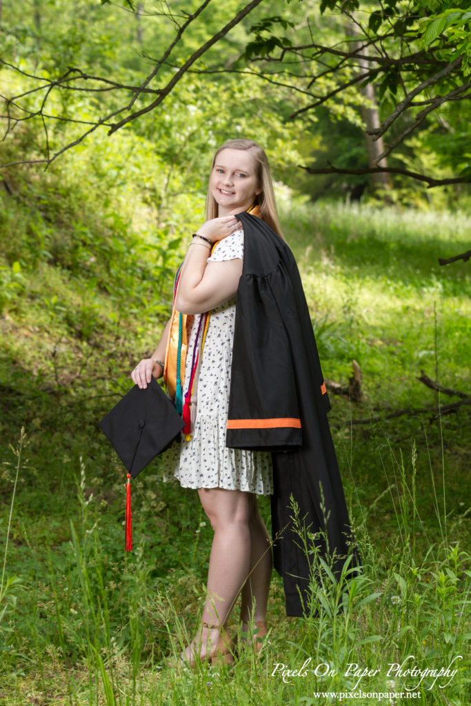 High School Senior Graduation outdoor portrait photography by Pixels On Paper Photography photo