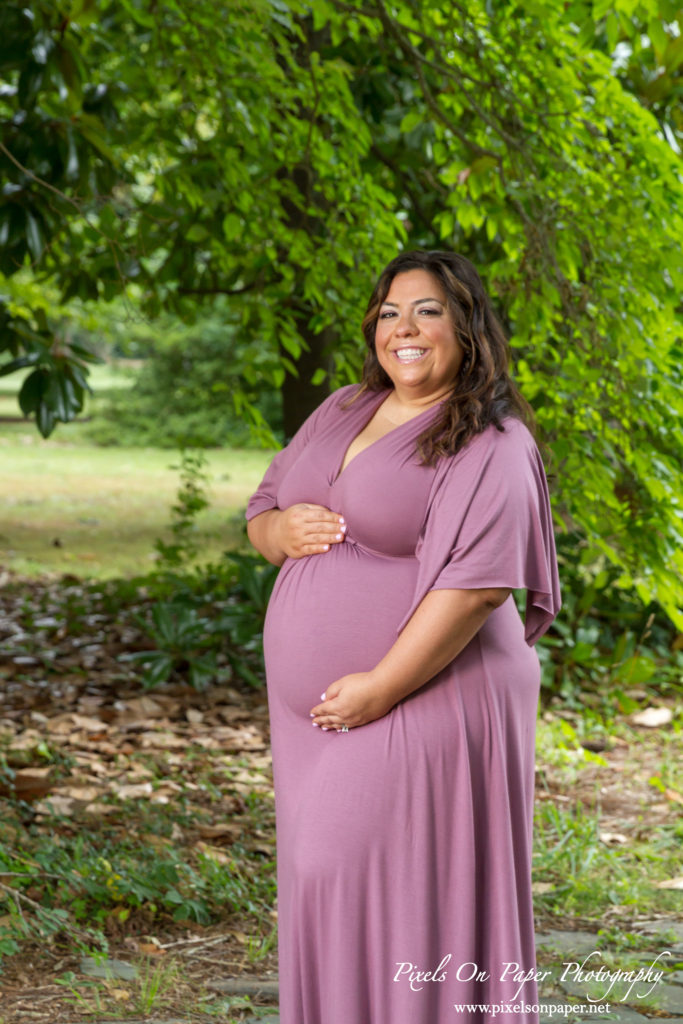 Pixels On Paper Baby Photographers Belmont NC Bennett family outdoor maternity portrait photo