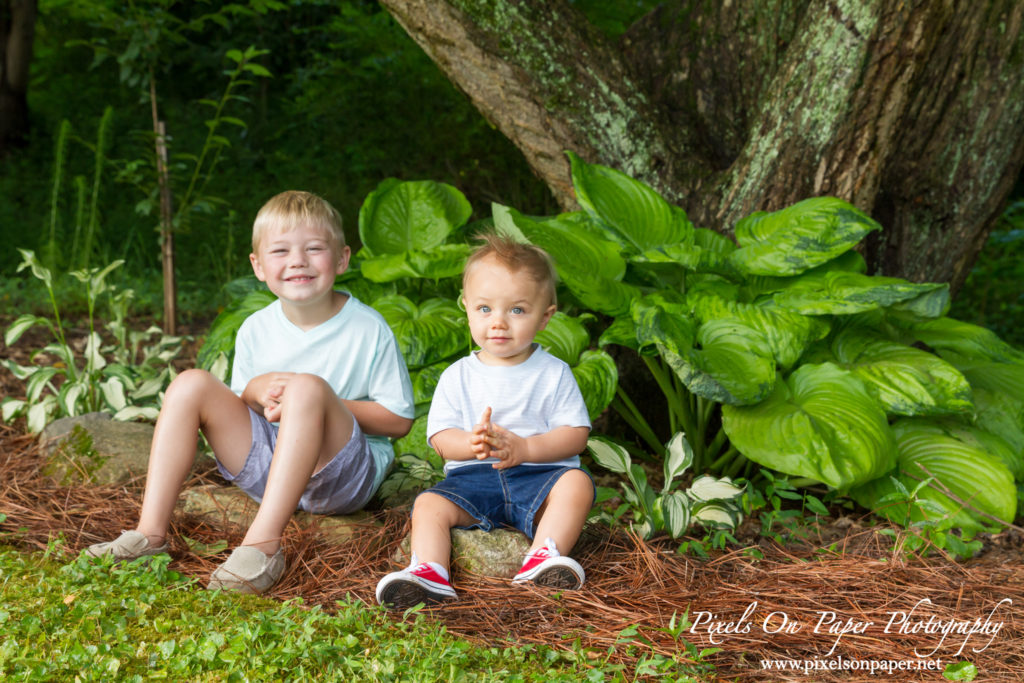 pixels on paper Wilkesboro NC photgraphers Becerra baby one year dinosaur cake smash outdoor portrait photo