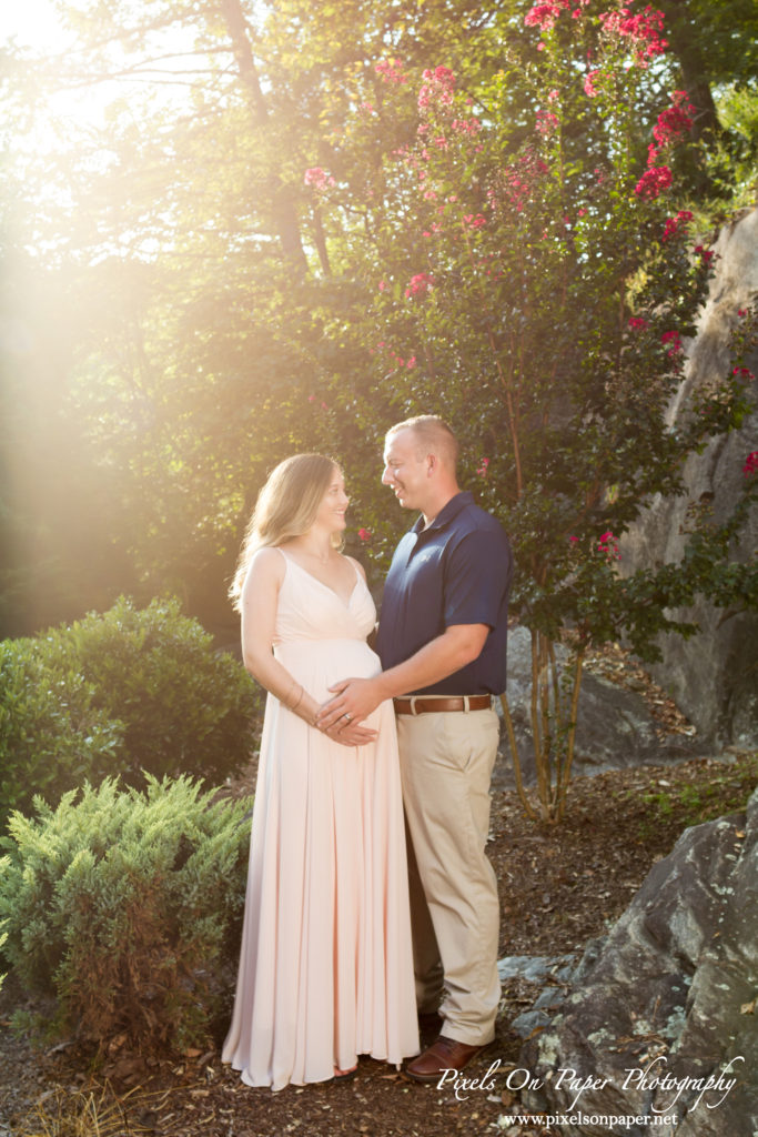 Triplett family Lenoir NC outdoor maternity portrait photo