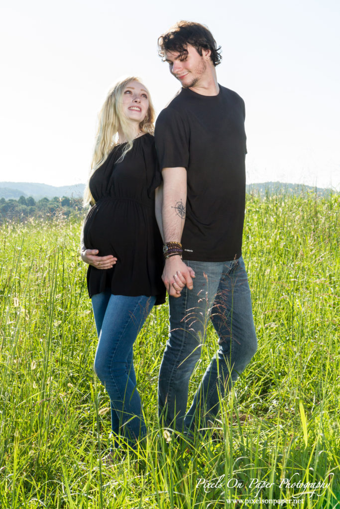 Driver family outdoor maternity portrait photography Moravian Falls NC Pixels On Paper Photographers photo