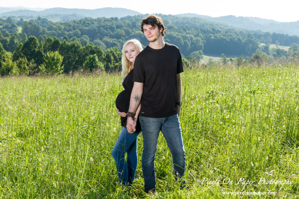 Driver family outdoor maternity portrait photography Moravian Falls NC Pixels On Paper Photographers photo