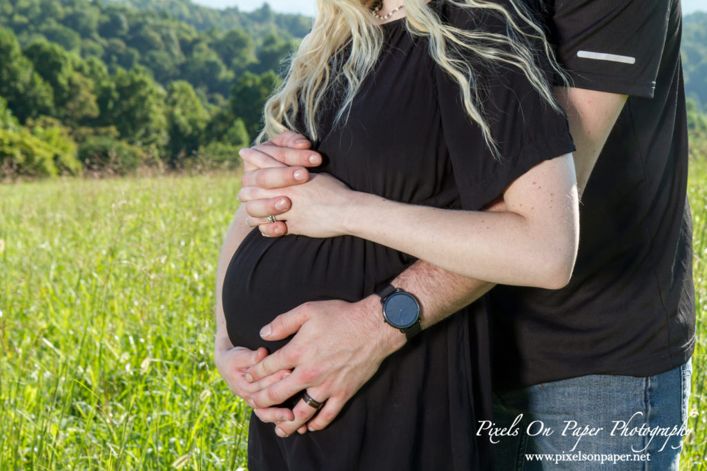 Driver family outdoor maternity portrait photography Moravian Falls NC Pixels On Paper Photographers photo