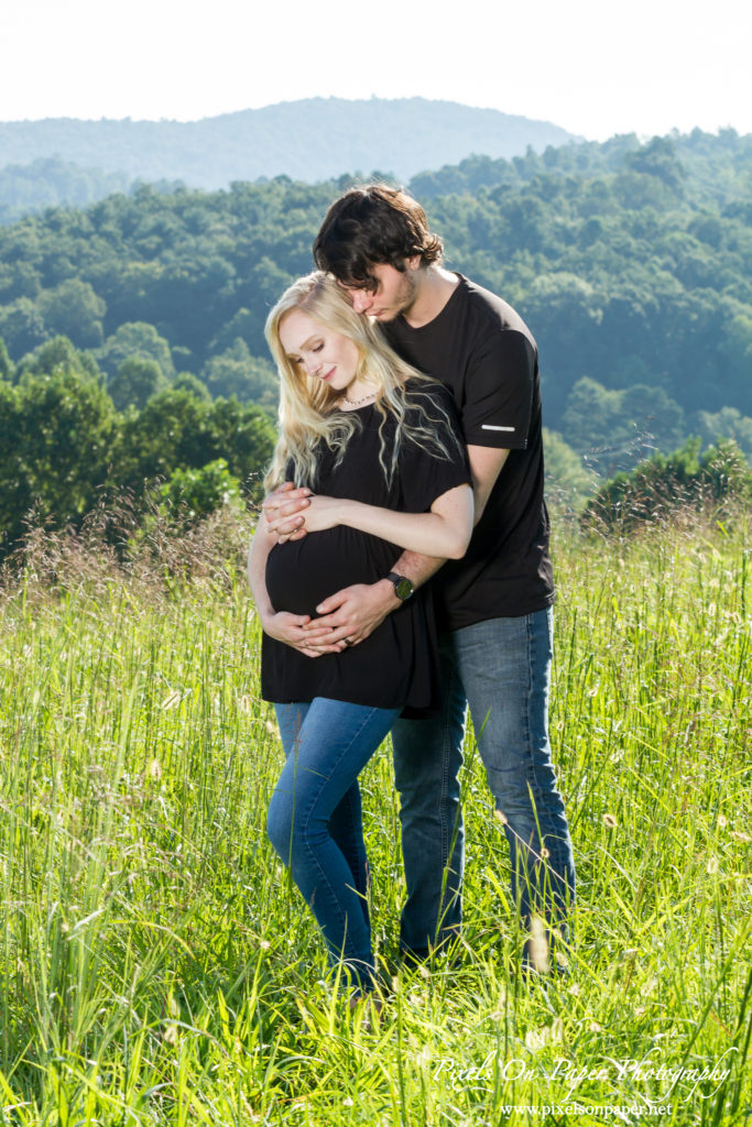 Driver family outdoor maternity portrait photography Moravian Falls NC Pixels On Paper Photographers photo