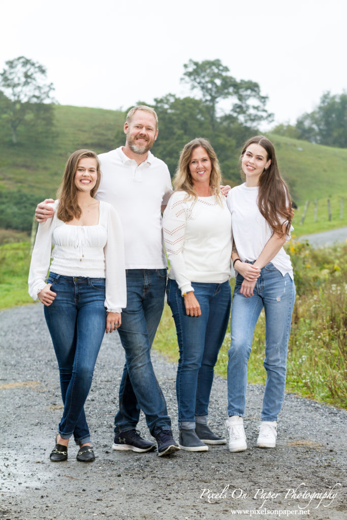 Waters Family Outdoor Fall Portrait Photography Pixels On Paper Photographers Blowing Rock NC photo