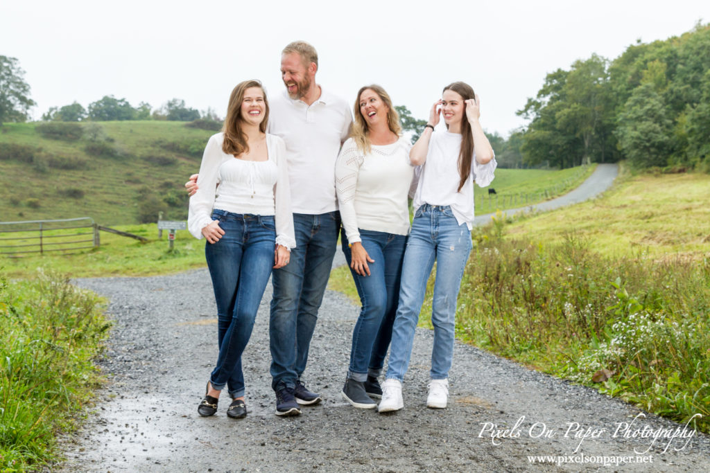 Waters Family Outdoor Fall Portrait Photography Pixels On Paper Photographers Blowing Rock NC photo