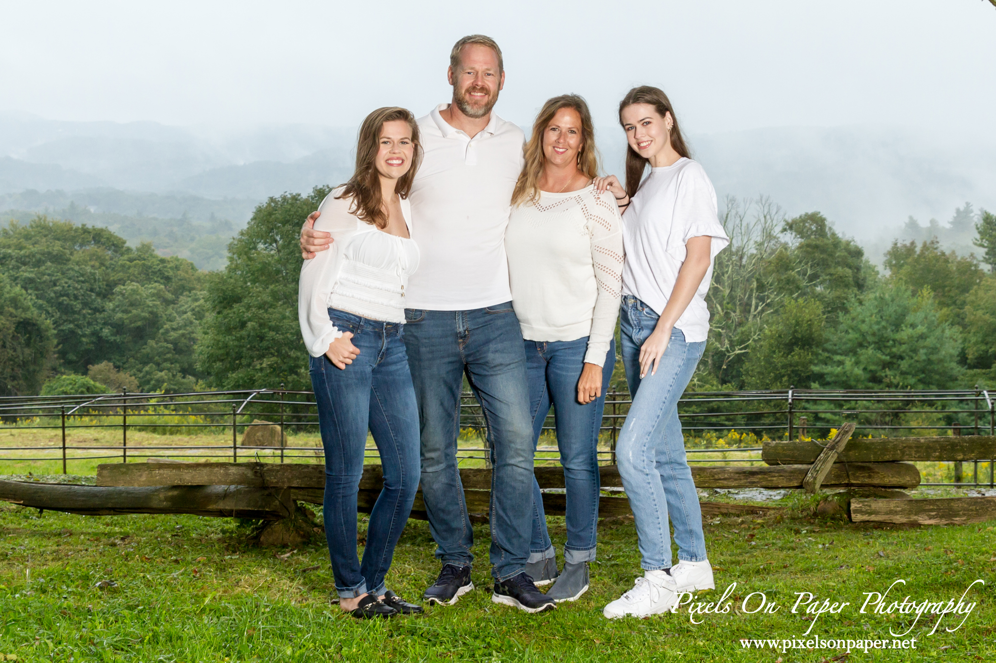 Waters Family Outdoor Fall Portrait Photography Pixels On Paper Photographers Blowing Rock NC photo