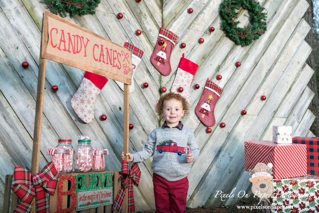 Pixels On Paper Photographers 2020 Outdoor Christmas Mini Session Wilkesboro NC Photo