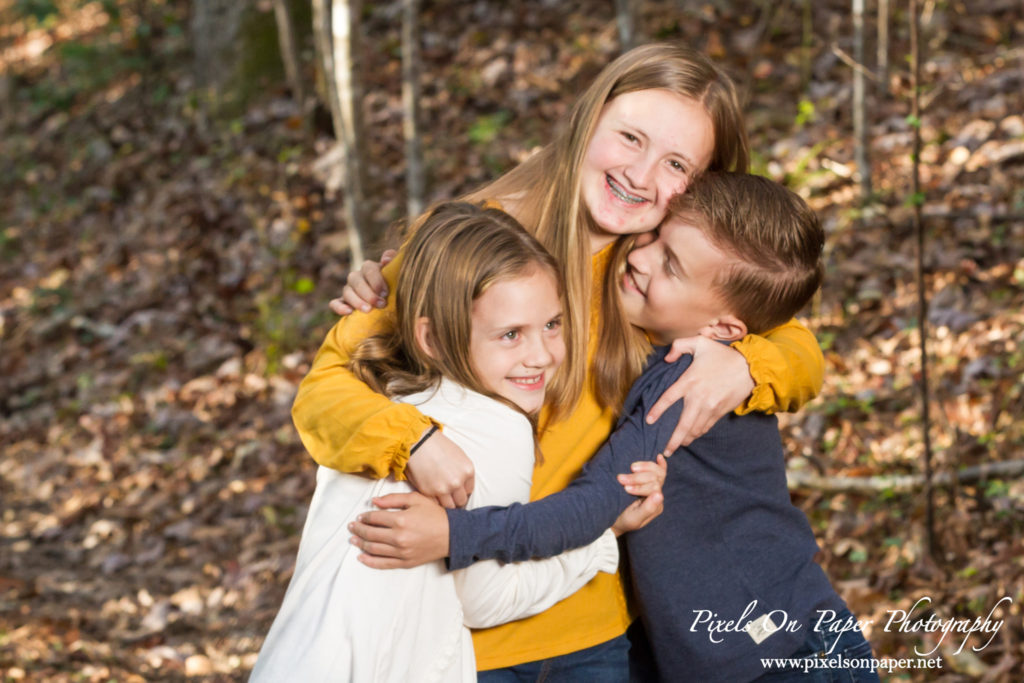 Matthews family outdoor fall portrait Pixels On Paper Wilkesboro NC photographers photo