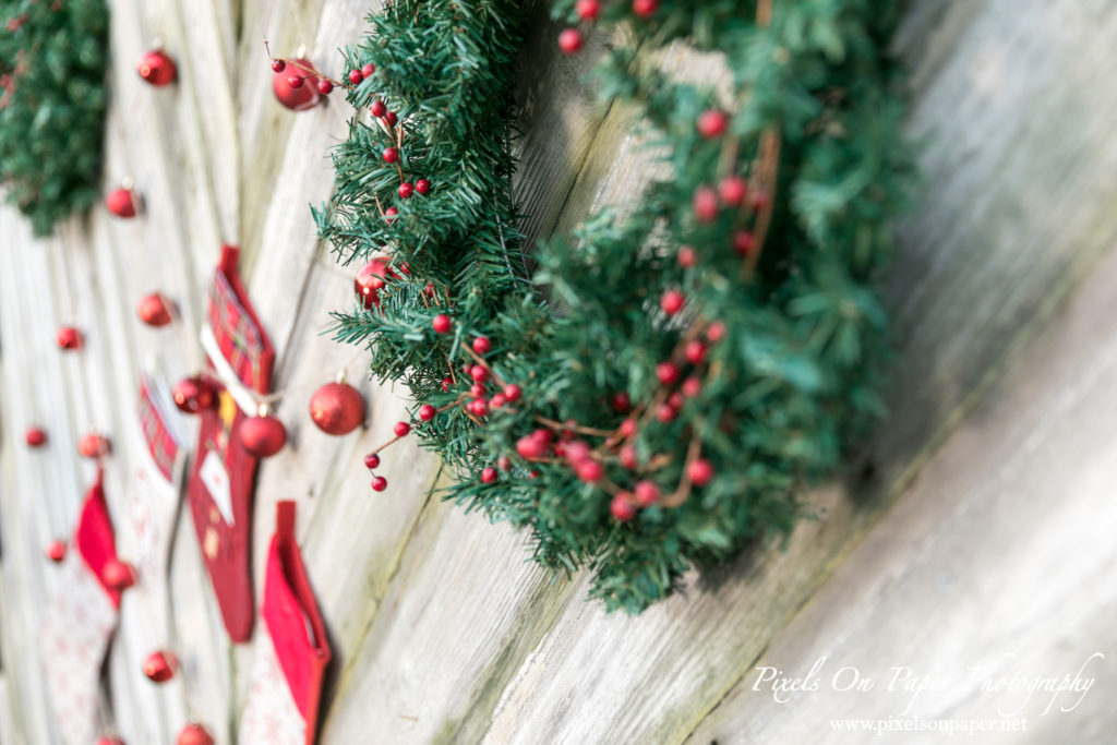 Pixels On Paper Photographers 2020 Outdoor Christmas Mini Session Wilkesboro NC Photo