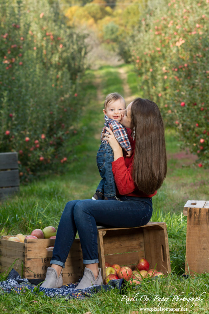 Pixels On Paper Photography Tevepaugh Six Month Apple Orchard Baby Portrait Photo