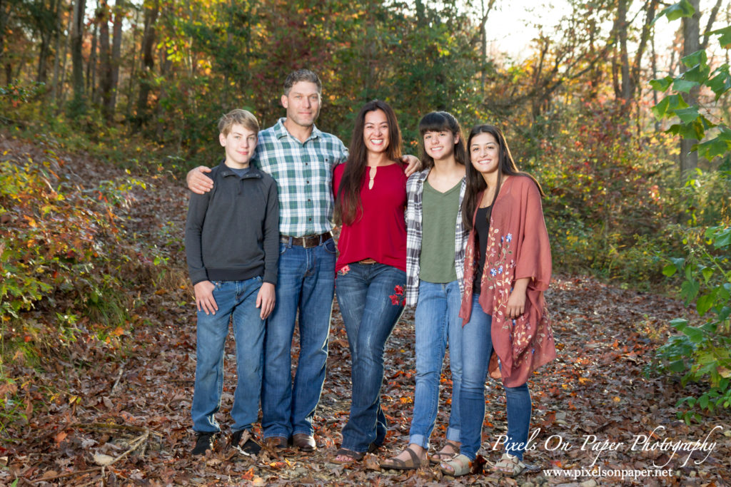 Pixels On Paper Photographers NC Mountains Holland Family Outdoor Fall Portrait Photo