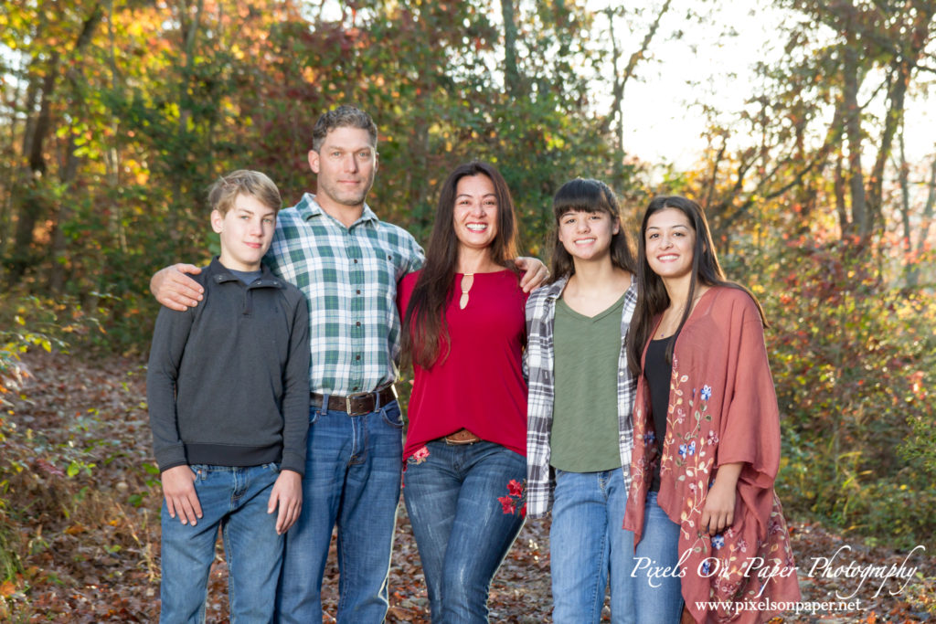 Pixels On Paper Photographers NC Mountains Holland Family Outdoor Fall Portrait Photo