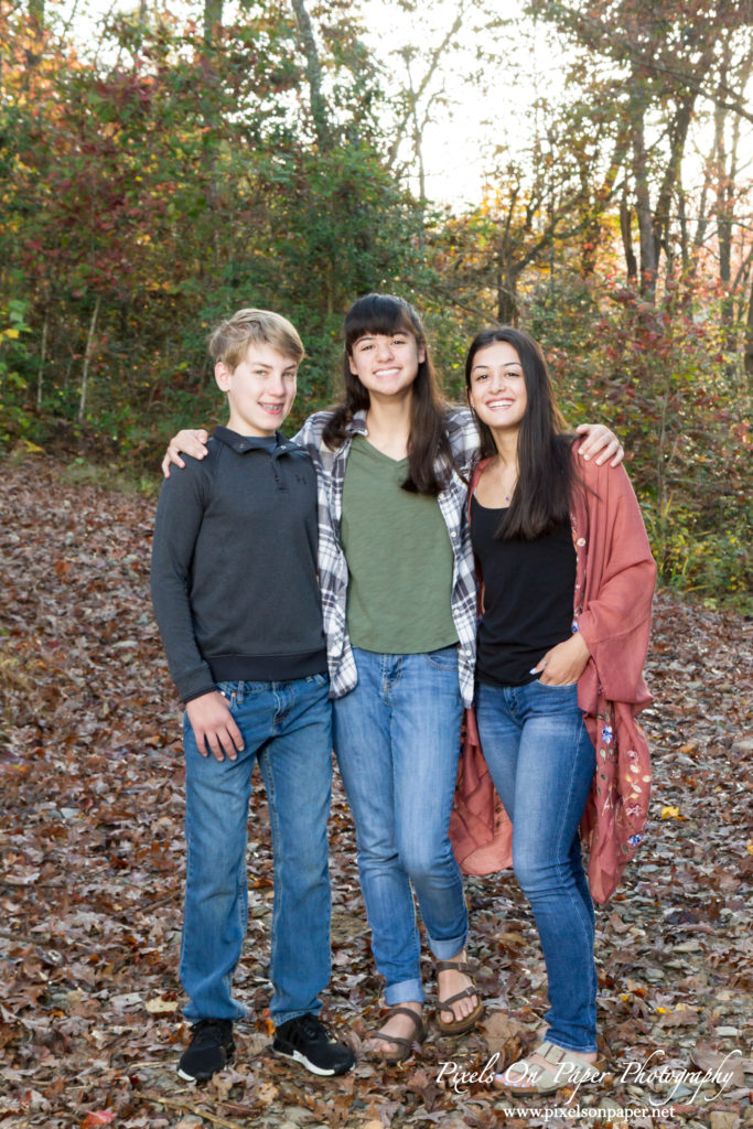 Pixels On Paper Photographers NC Mountains Holland Family Outdoor Fall Portrait Photo