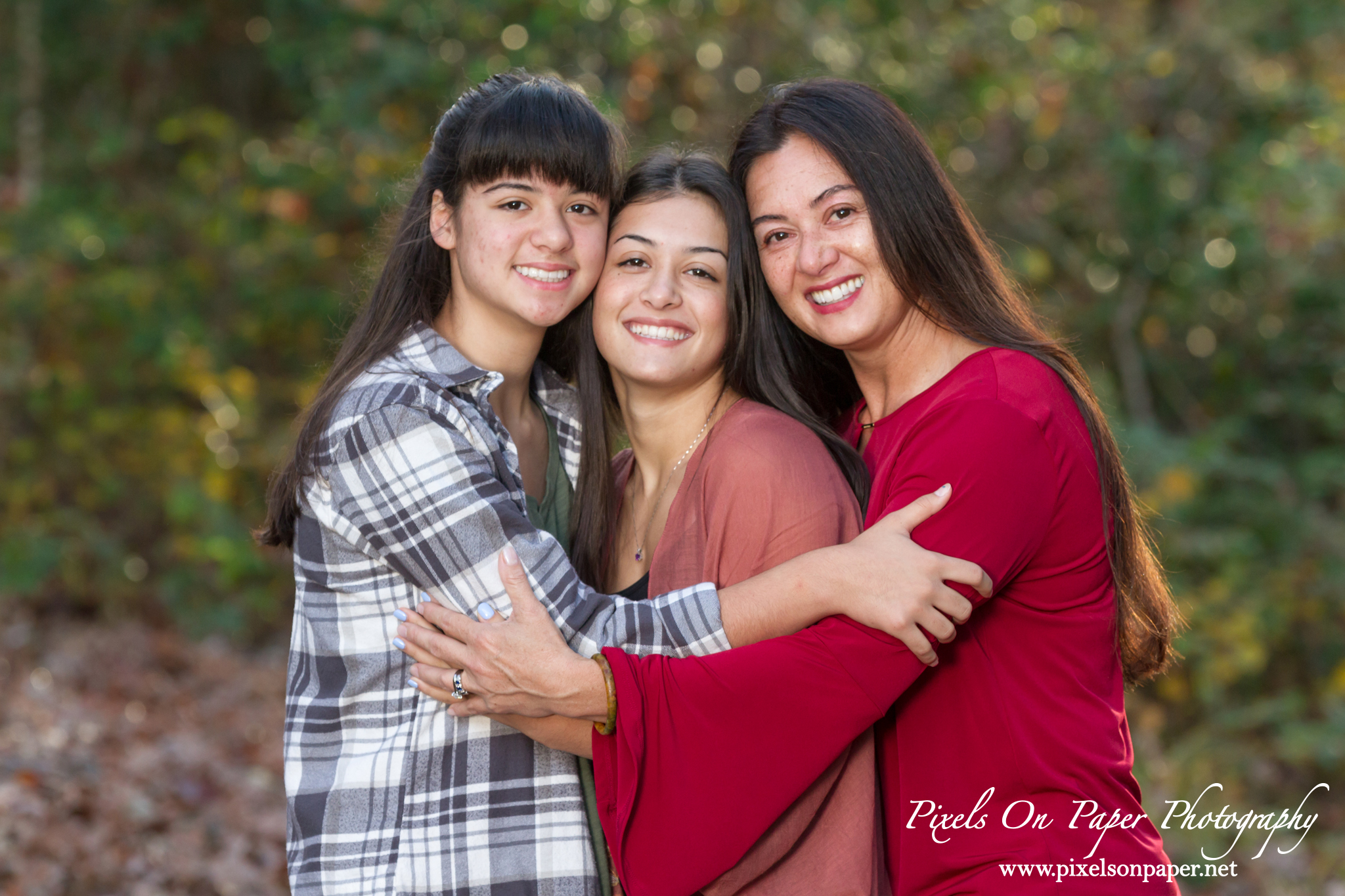 Pixels On Paper Photographers NC Mountains Holland Family Outdoor Fall Portrait Photo