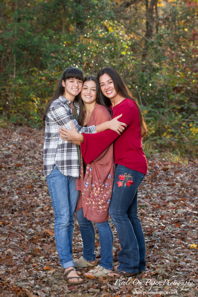 Pixels On Paper Photographers NC Mountains Holland Family Outdoor Fall Portrait Photo