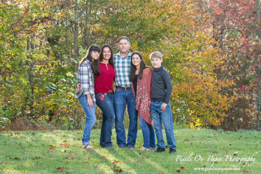 Pixels On Paper Photographers NC Mountains Holland Family Outdoor Fall Portrait Photo