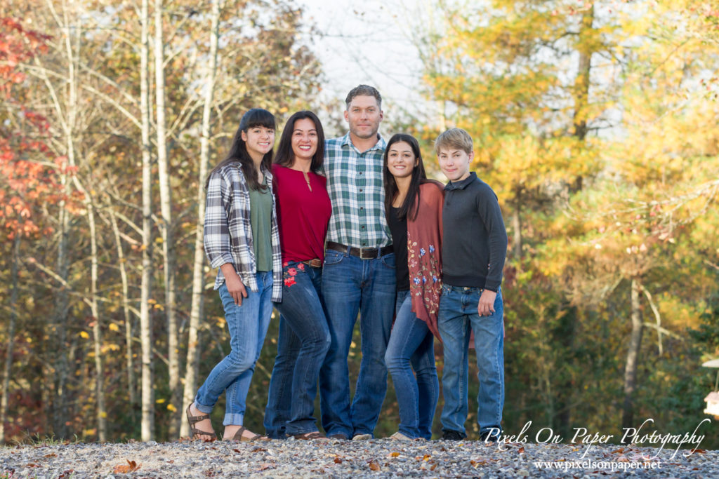 Pixels On Paper Photographers NC Mountains Holland Family Outdoor Fall Portrait Photo