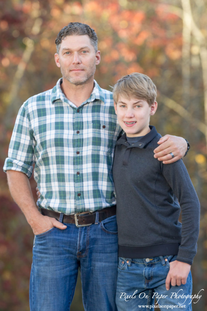 Pixels On Paper Photographers NC Mountains Holland Family Outdoor Fall Portrait Photo