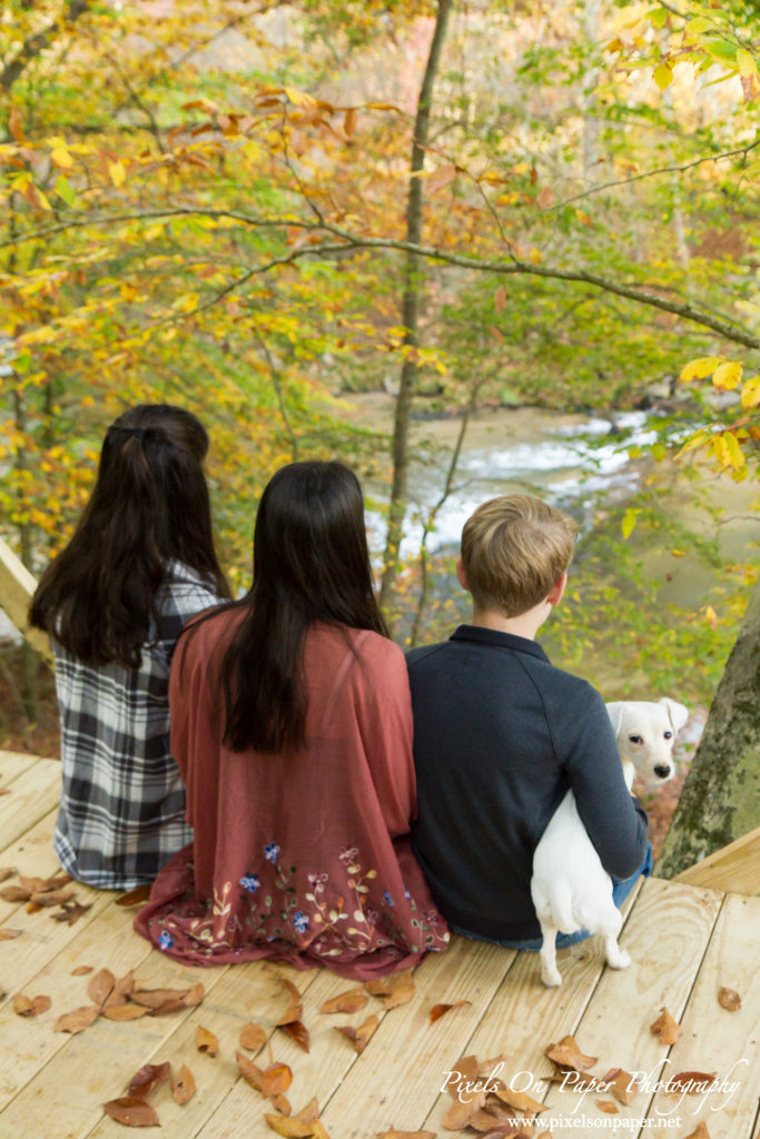 Pixels On Paper Photographers NC Mountains Holland Family Outdoor Fall Portrait Photo