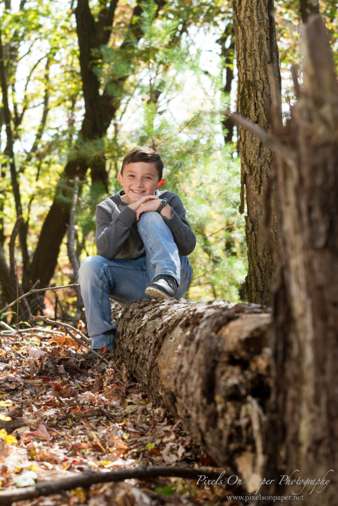 Graybeal family outdoor fall portrait NC mountains photo