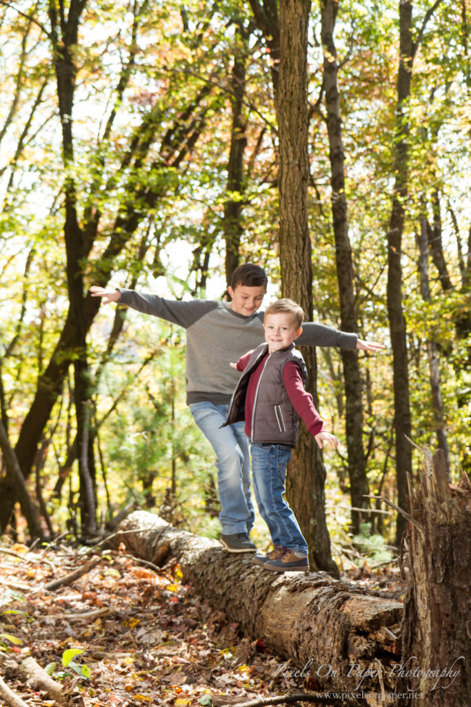 Graybeal family outdoor fall portrait NC mountains photo
