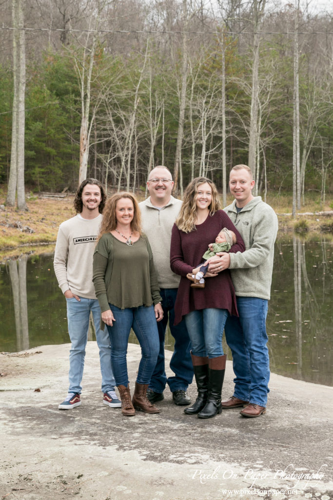 Pixels On Paper photographers outdoor fall family portrait of Roark and Lovell family photo