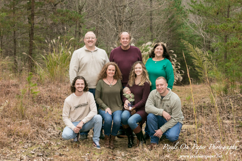 Pixels On Paper photographers outdoor fall family portrait of Roark and Lovell family photo
