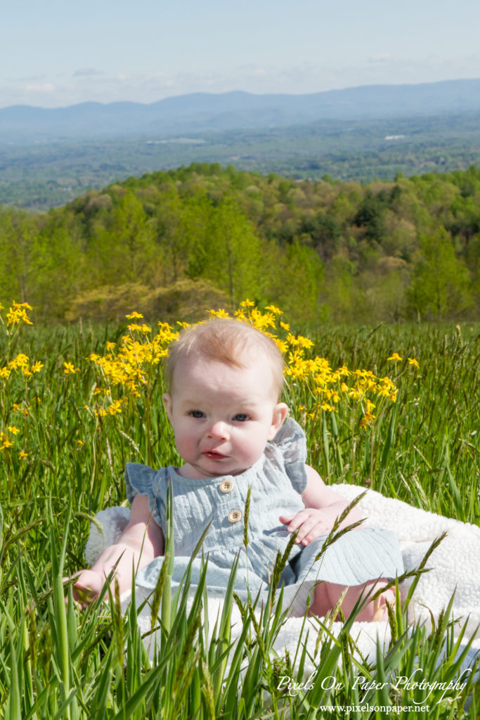 Driver family outdoor six month baby portrait wilkesboro nc photography photo