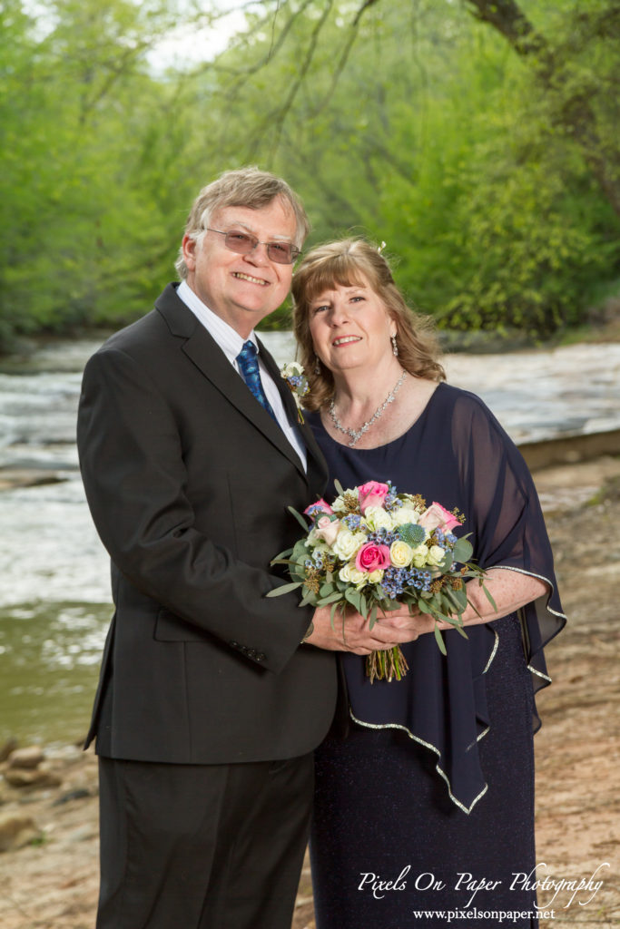 Noel / Morris Elkin Creek Vineyard Elopement Portrait photography by Wilkesboro NC Pixels On Paper Photographers Photo