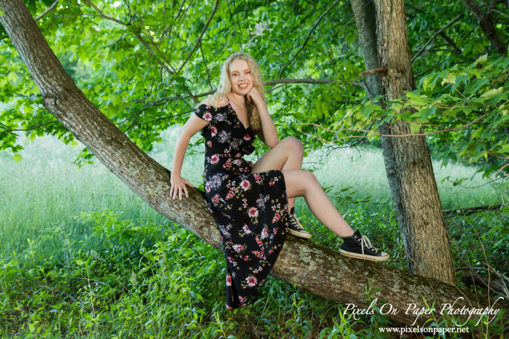 Pixels On Paper Wilkesboro NC High School Senior Photographers Allena's outdoor senior portrait photography photo