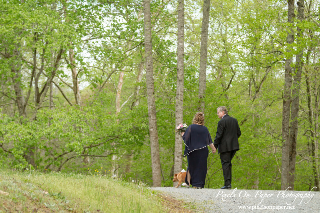 Noel / Morris Elkin Creek Vineyard Elopement Portrait photography by Wilkesboro NC Pixels On Paper Photographers Photo