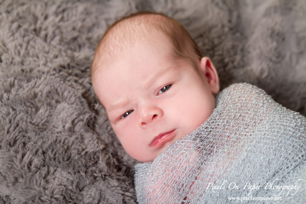 Pixels On Paper Wilkesboro NC Newborn Photographers Newborn Baby boy Tibbett portrait photo